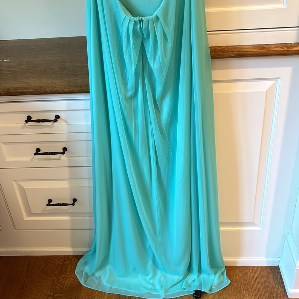 Brand new with tags. Aqua dress. Size 10 - Picture 4 of 4